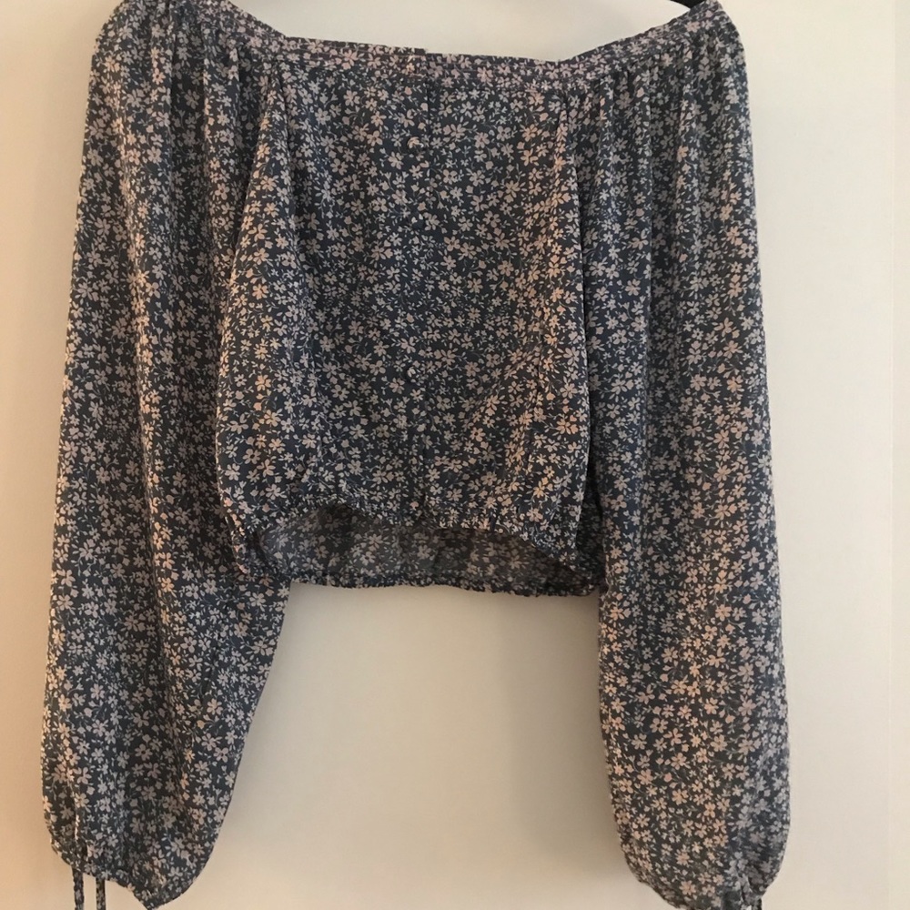 Floral off shoulder top